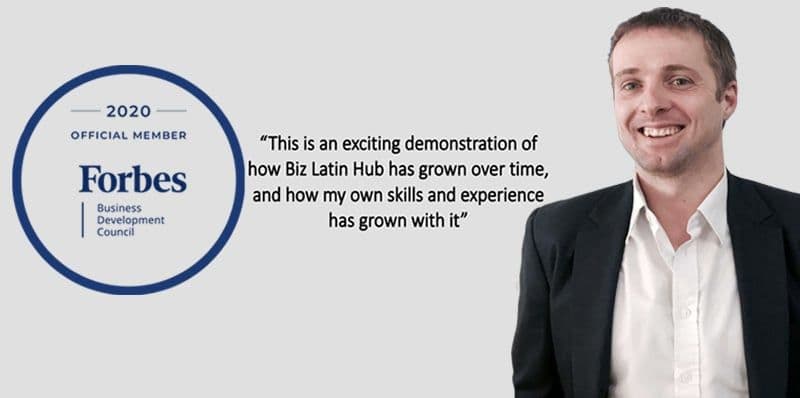 Craig Dempsey, Biz Latin Hub Accepted into Forbes Business Development Council