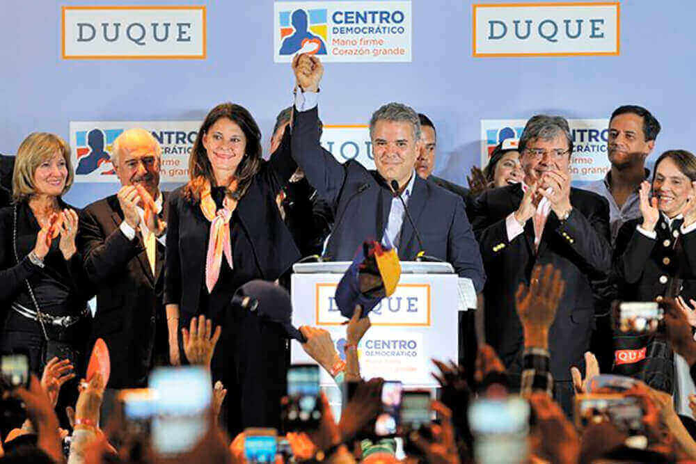Duque presidente colombiano