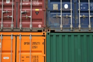 Containers of Paraguay exports