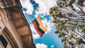 Colombia's flag 