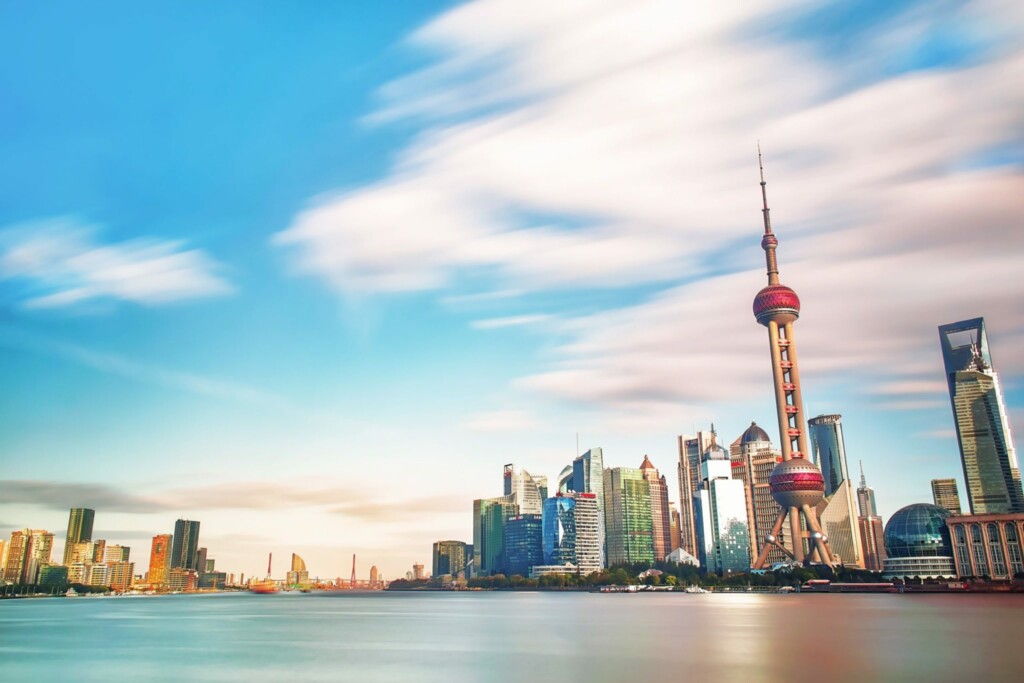 Shanghai buildings evidence financial strength of the Chinese trading potential