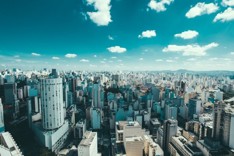 Cidade de são paulo no brasil