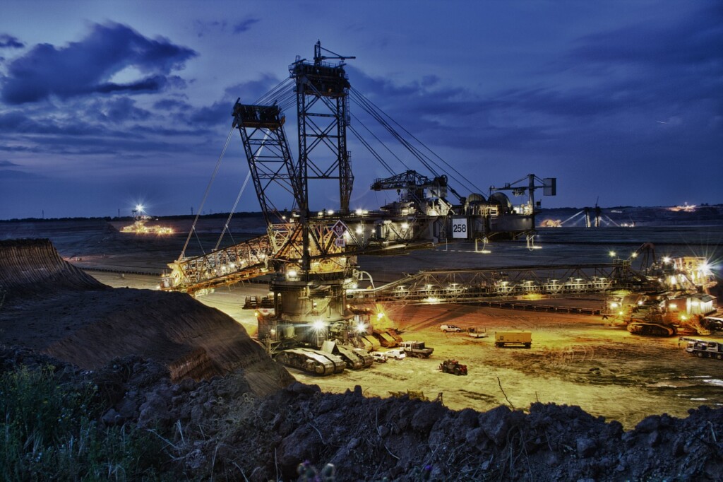 Australia mining company conducting operations at night