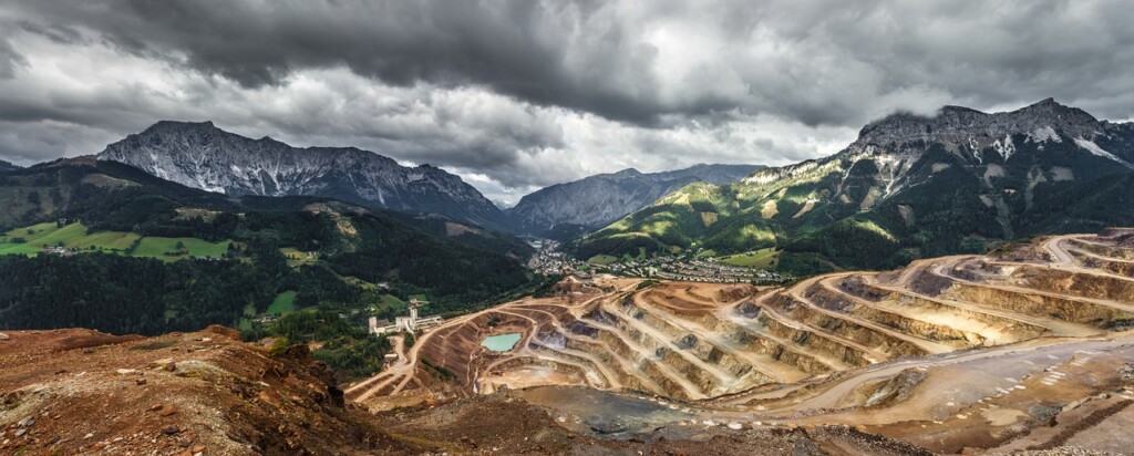 Mining site in Colombia