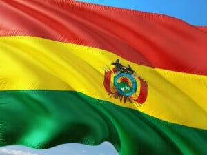 Bolivian flag 