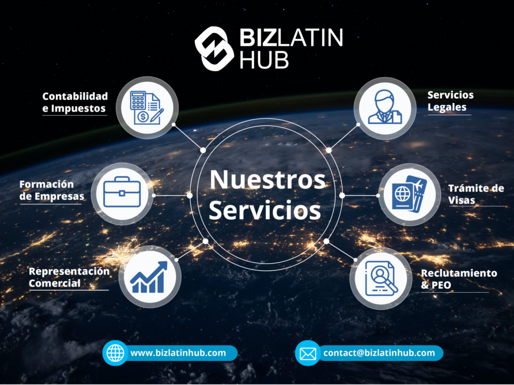 Los principales servicios ofrecidos por BLH incluyen servicios jurídicos, contabilidad e impuestos, contratación y PEO, diligencia debida, asesoramiento fiscal y tramitación de visados.