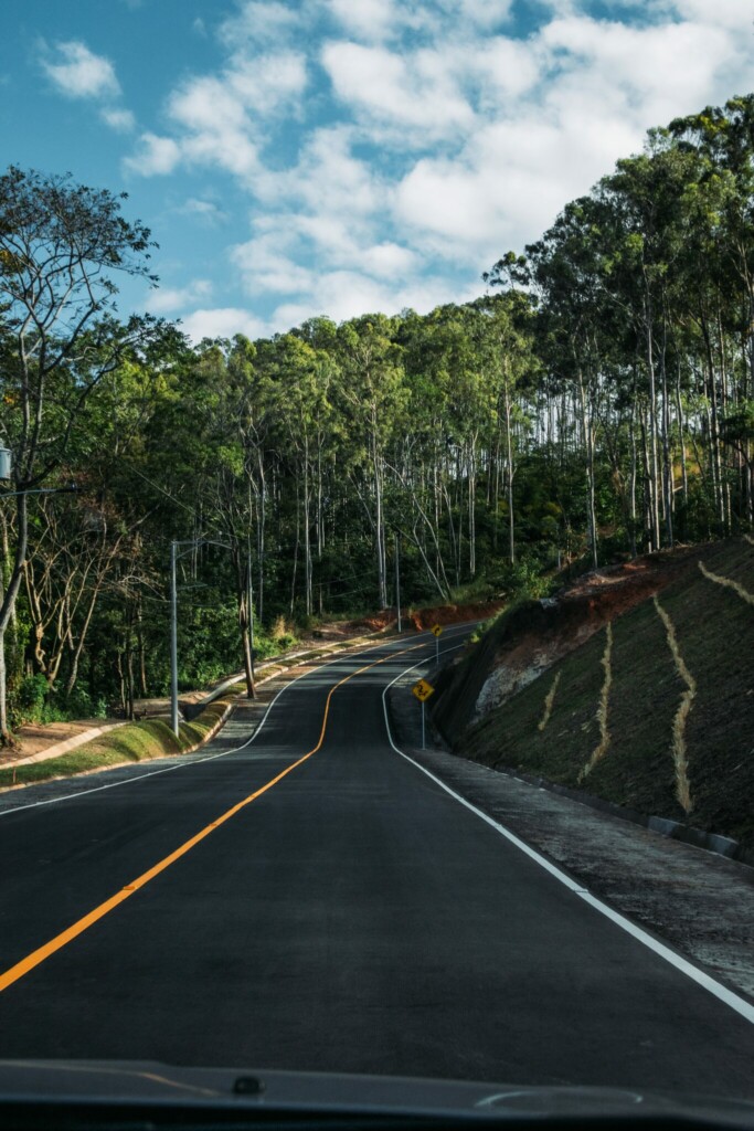 A road in El Salvador.