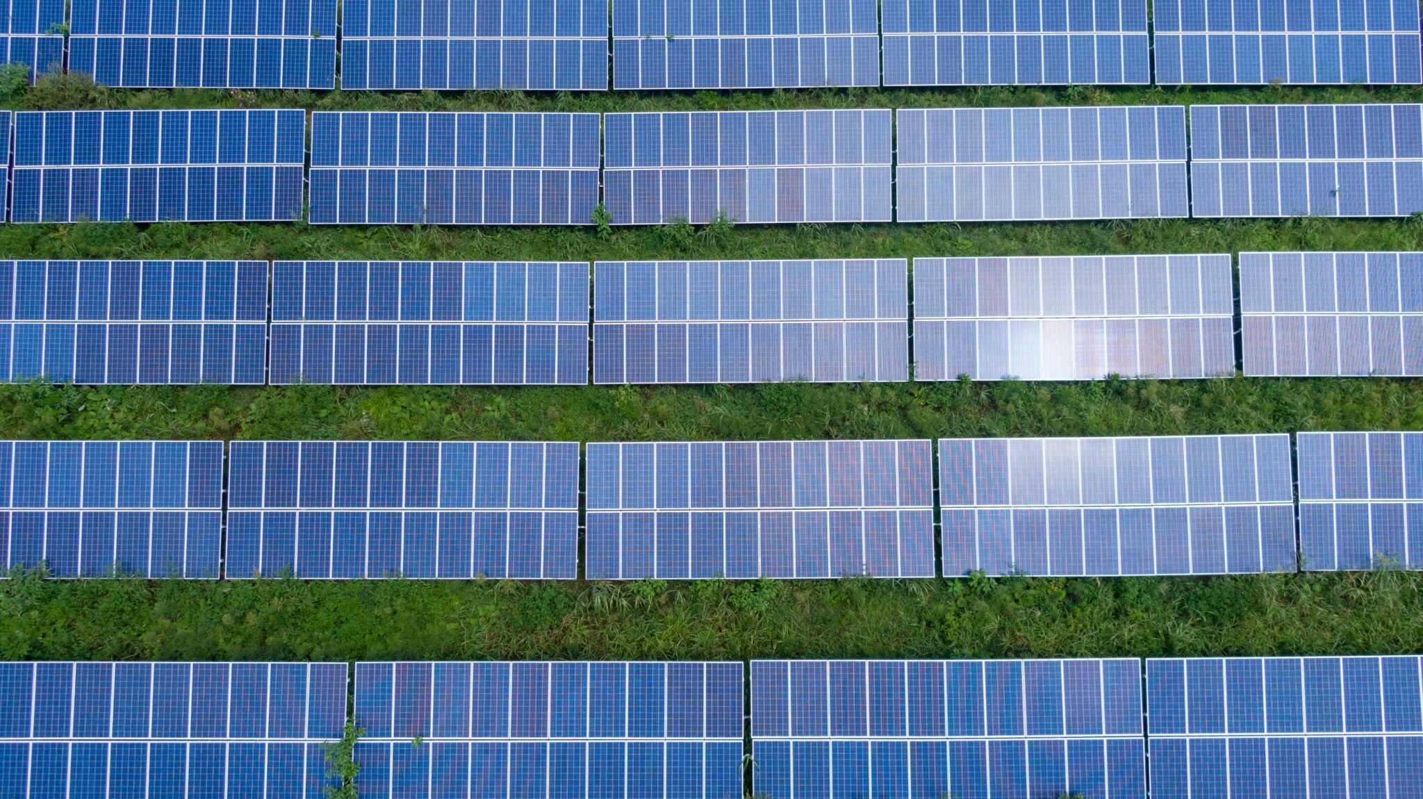 Painéis solares, amplamente utilizados no setor de construção no Brasil