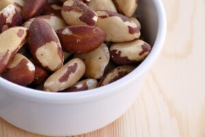 Bowl of Brazil nuts