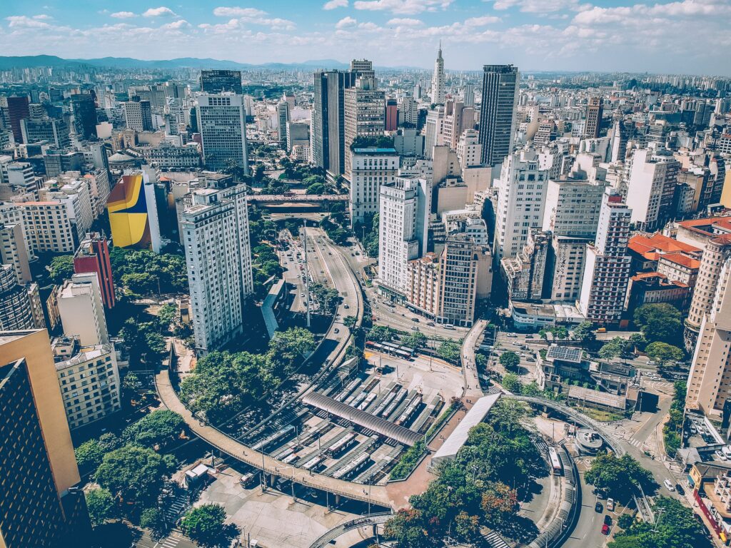 Vista aérea de São Paulo
