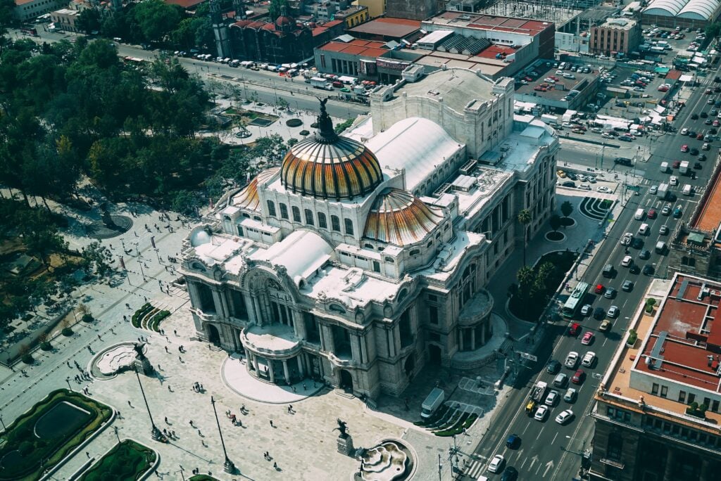 View of Mexico city. 