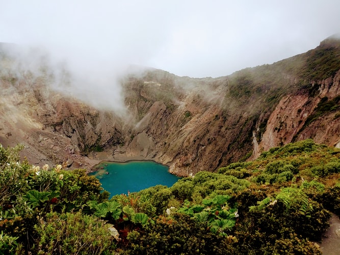 Volcan Irazu National Park in Costa Rica, an example of the natural beauty that attracts large numbers of tourists