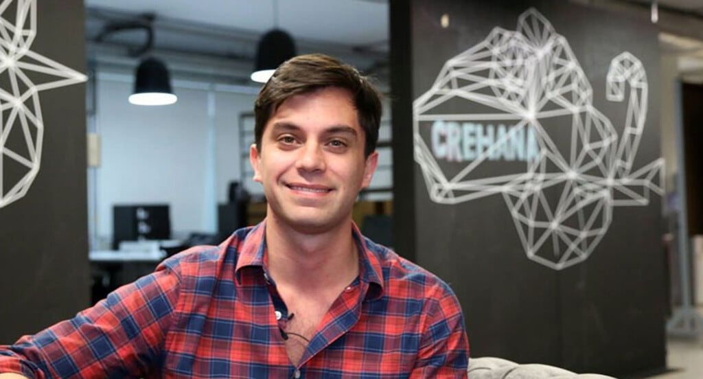 Diego Olcese, co-founder of Crehana, a tech company in Peru that has been boosted by the pandemic