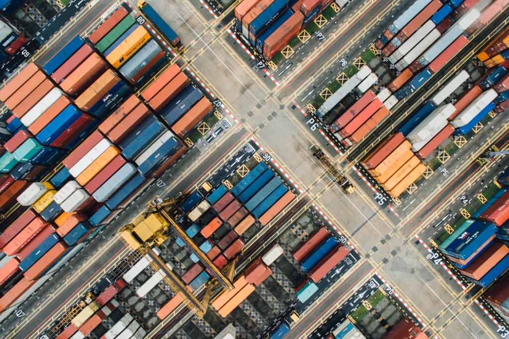 A photo of shipping containers. Costa Rica is the newest member of the OECD.