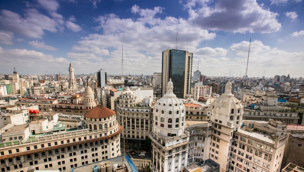 Vista aérea de Buenos Aires 
