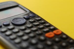 A stock photo of a calculator for an article about finding an accounting firm in Chile