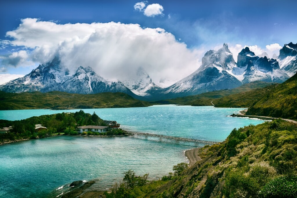Torres del Paine National Park in Chile, a country where you may be interested in starting a business