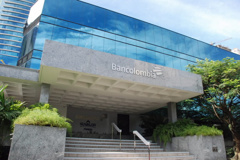 Una foto de la sucursal de Bancolombia en Panamá (foto cortesía de Bancolombia)