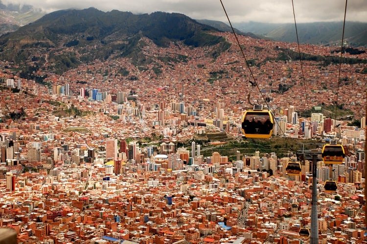La Paz en Bolivia, donde puede querer entender los requisitos de facturación para una empresa extranjera