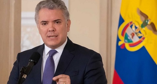 Ivan Duque, presidente da Colômbia, onde foi recentemente aprovada uma reforma fiscal