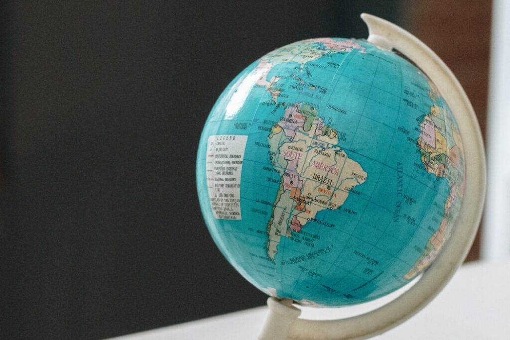 Photo of a globe to accompany Business as usual in Latin America survey article
