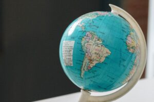 Photo of a globe to accompany Business as usual in Latin America survey article