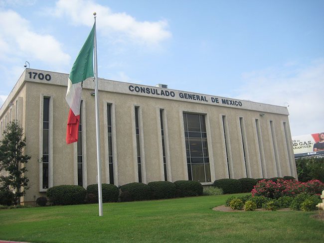 El consulado de México en Atlanta, Georgia, imagen destacada para el artículo de la visa de trabajo para México
