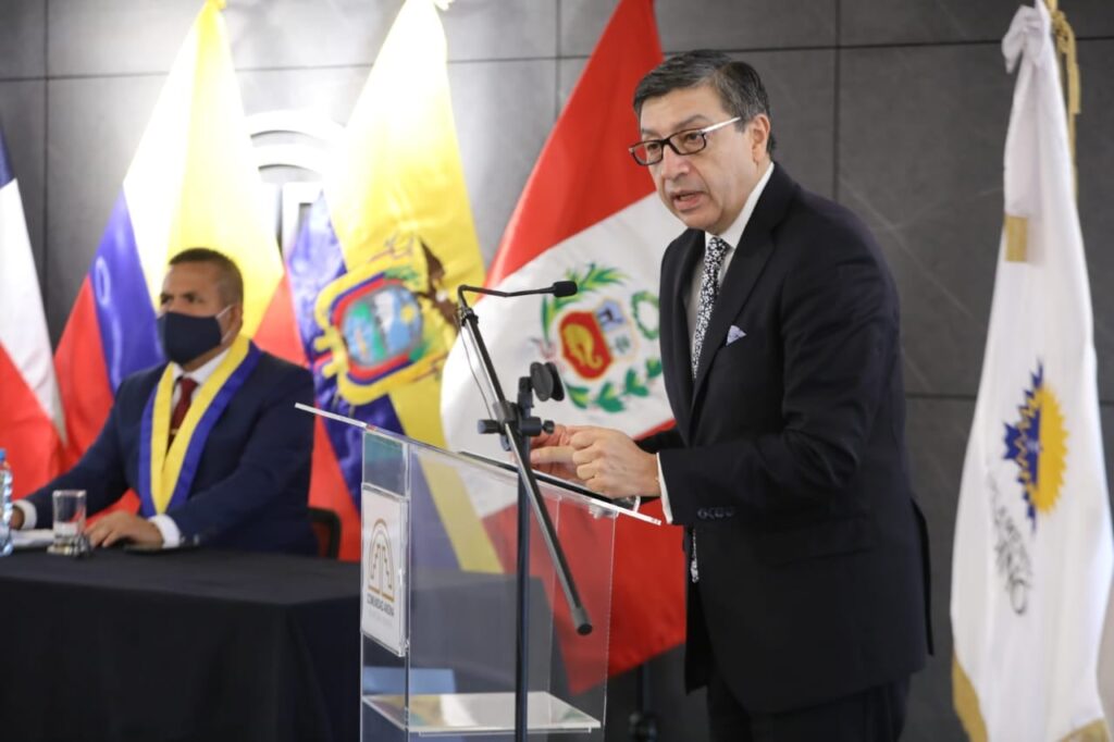 El Secretario General de la Comunidad Andina, Jorge Hernando Pedraza, dijo que la nueva base de datos de marcas forma parte de la transformación digital de la subregión