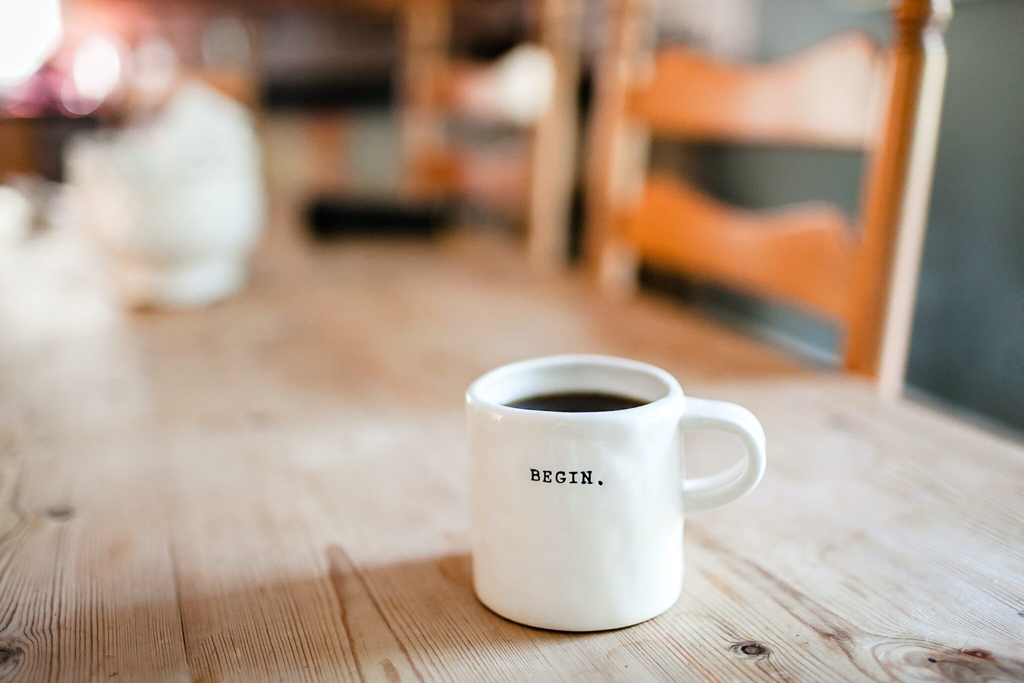 A stock image of a cup saying "begin" accompanying an article about startups in Latin America
