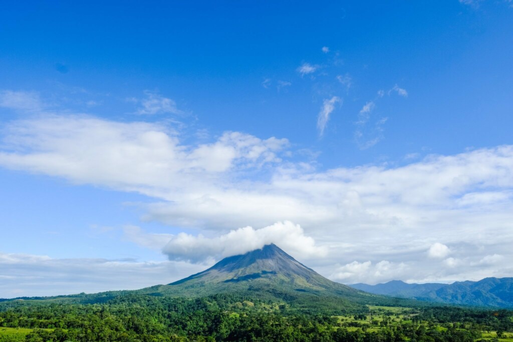 A photo of a volcano in Costa Rica, where you may wish to seek out payroll outsourcing or other servicves from an employer of record