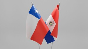 Chile Paraguay Free Trade Agreement stock photo of national flags Source - subrei.gob.cl