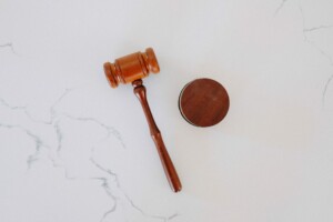 stock image of a gavel to accompany regulatory update for january 2022