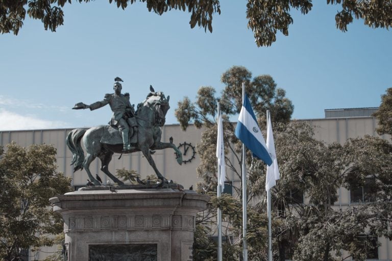 Plaza Gerardo Barrios in San Salvador, the capital of El Salvador, where a package of reforms could allow citizenship through investment