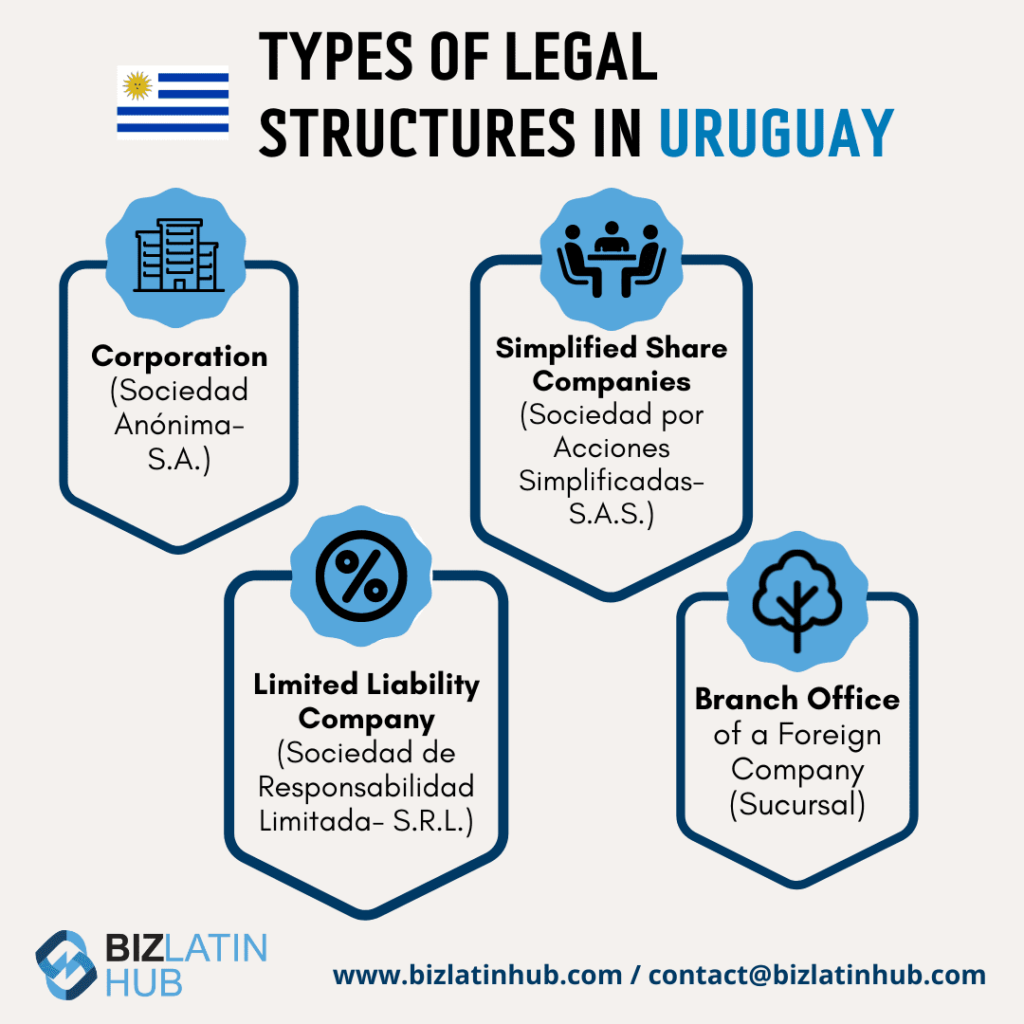 legal structures in Ururguay an infographic