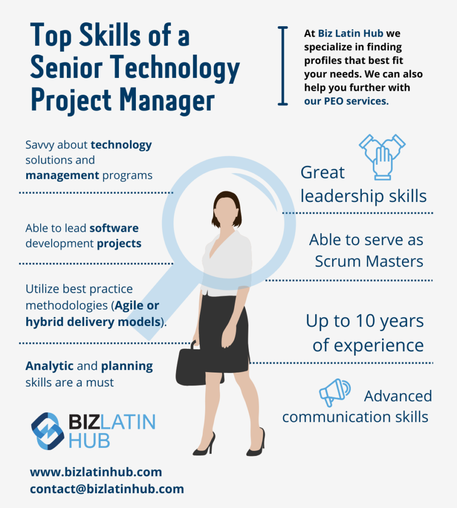 Top skills for a project manager for an article on Hiring Trends in Panama