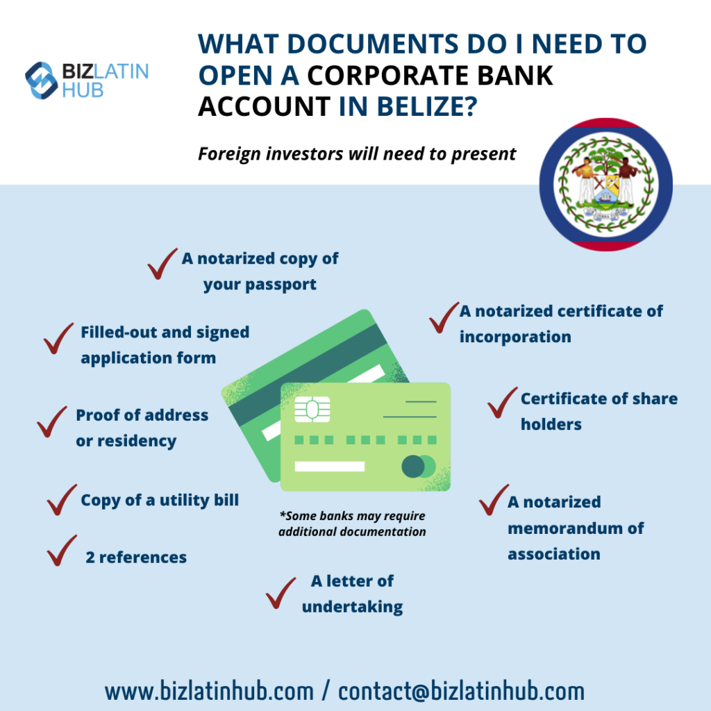 Learn about the region's economy and the most relevant aspects of how to open a corporate bank account in Belize