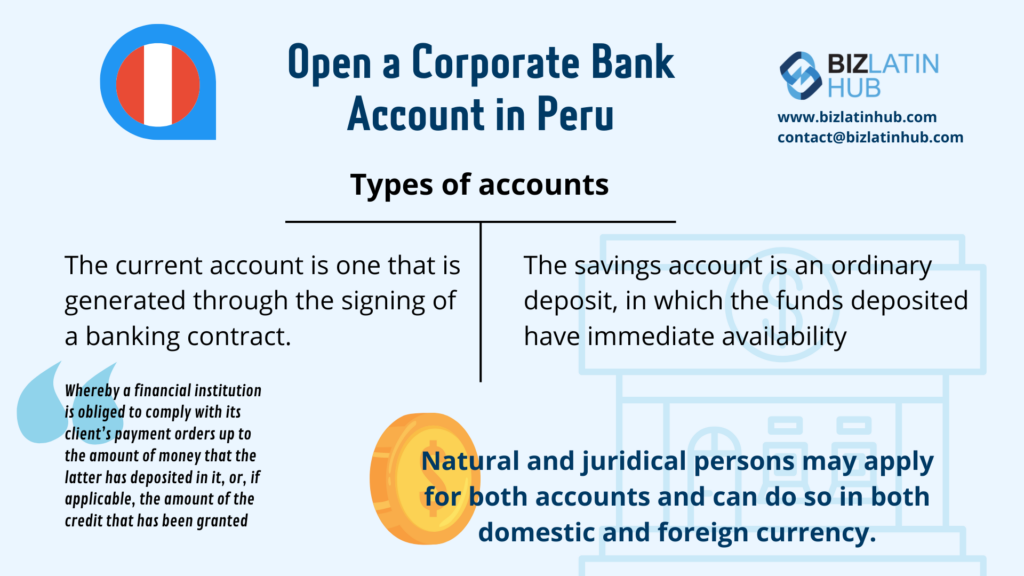 How to open a Bank Account in Peru a biz latin hub infographic
