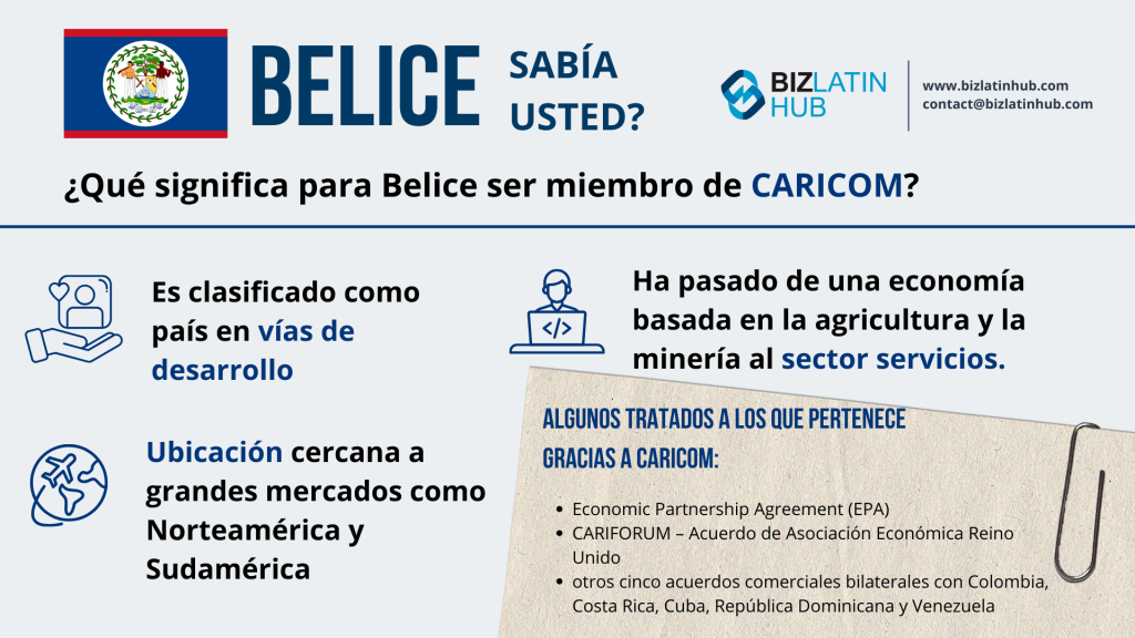 Los servicios legales en Belice se ven afectados por la membresía de CARICOM