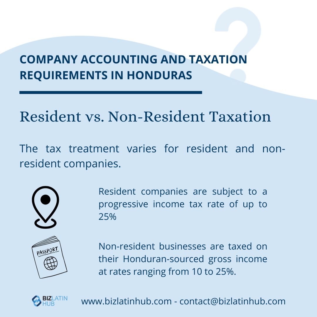 Company Accounting and Taxation Requirements in Honduras?