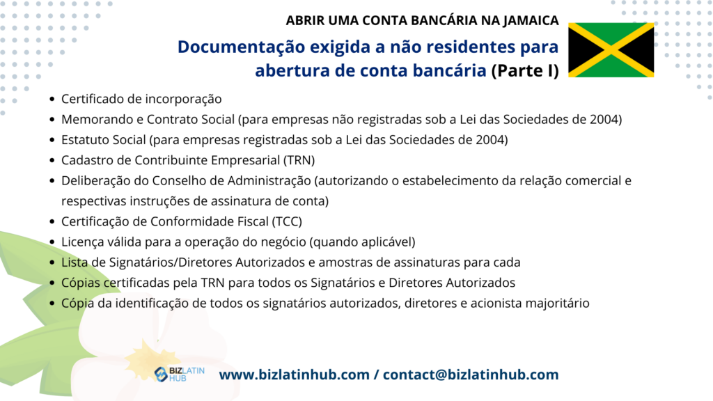 Conheça os requisitos para abrir uma conta bancária corporativa na Jamaica