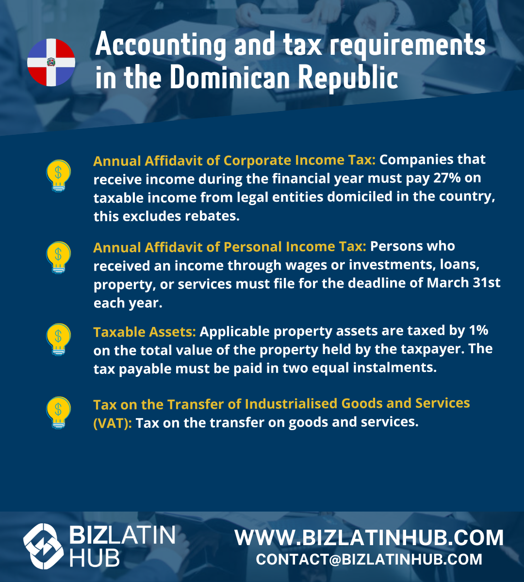 What are the tax requirements in the Dominican Republic?
