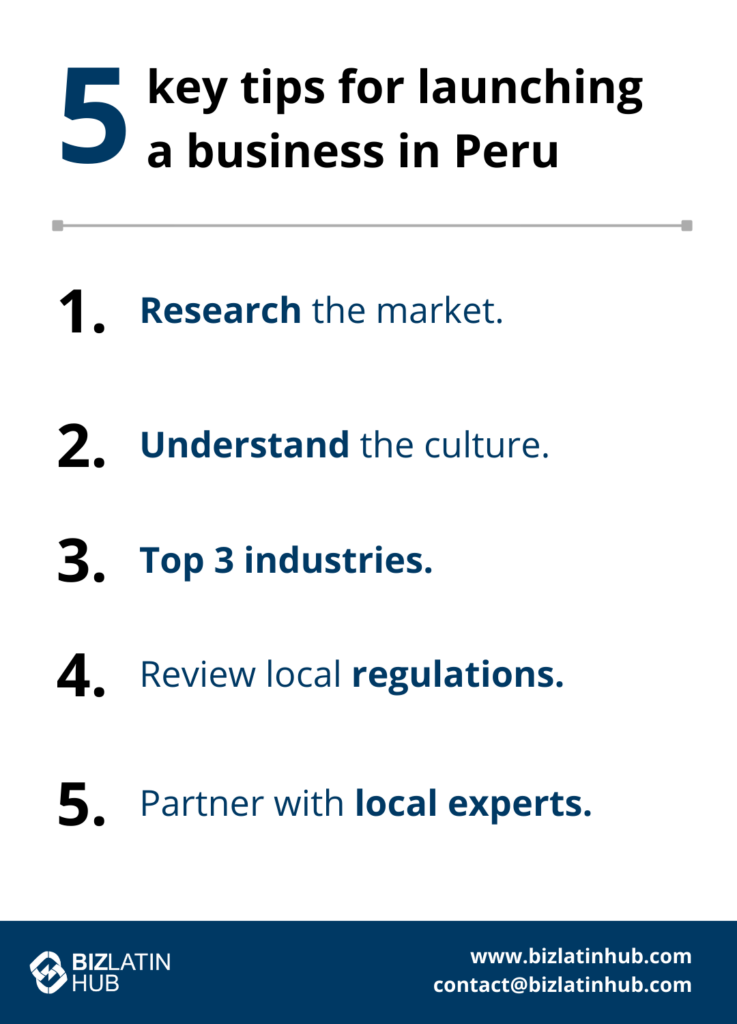 5 key tips for launching a business in Peru