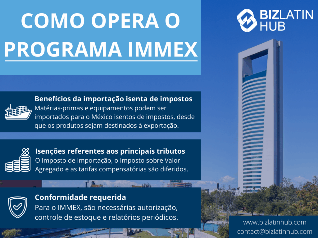 Como o Programa IMMEX funciona para o nearshoring no México  